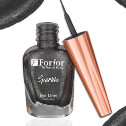 FORFOR Sparkle Set Of 2 Liquid Glitter Eyeliners 7 ml Each - Grey 02 & Silver 05 image 2
