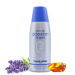 Franck Olivier Men Set Of 2 Eau De Passion Deodorant Spray - 250 ml Each image 2
