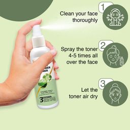 Aryanveda Set Of 2 Cucumber Face Toner 100 ml Each image 4