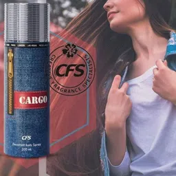 CFS Set Of 3 Cargo & Oudh Deodorant Body Spray - 200ml Each image 4