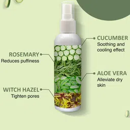 Aryanveda Set Of 2 Cucumber Face Toner 100 ml Each image 5