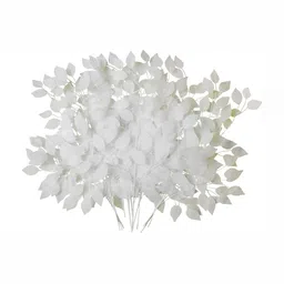 WELL ART GALLERY White 6 Pieces Forsythia Artificial Flower-58
