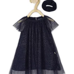 Allen Solly Junior Girls A-Line Dress With Hairband-picture-56