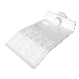 Western Era Turtle Platform White with Bowl - Basking Platform with Food Bowl & Suction Cup for Turtle/Reptile/Small Amphibians - Create an Oasis of Comfort, Elevate Your Turtle's Habitat (Small) image 1