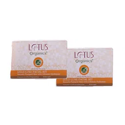 Lotus Organics+ Set Of 2 Gold Luxe Facial Kit - 54 g Each-79