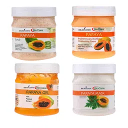 BEAUCODE BIOCARE Set Of 4 Papaya Face Cream - Mask - Gel & Scrub-13