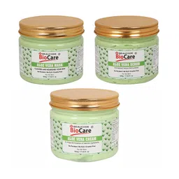 BEAUCODE BIOCARE Set of Aloe Vera Face & Body Mask - Scrub - Cream - 500 g each-69