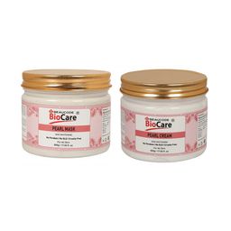 BEAUCODE BIOCARE Set of Skin Whitening Pearl Cream & Mask - 500 g Each-55