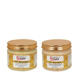BEAUCODE BIOCARE Set of 24K Gold Scrub & Mask For All Skin Types - 500g each-99