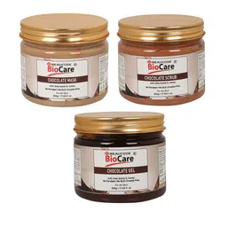 BEAUCODE BIOCARE Set of Chocolate Face & Body Mask - Scrub - Gel - 500 g each-0