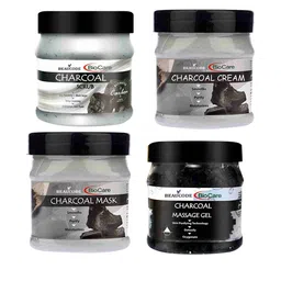 BEAUCODE BIOCARE Charcoal Four Steps Facial Kit - 250 ml each-31