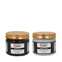 BEAUCODE BIOCARE Set of Charcoal Facial Gel & Cream for All Skin Types - 500g each-28