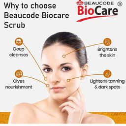 BEAUCODE BIOCARE Set of Rice Bran Face Mask & Scrub for All Skin Types - 500g each image 4
