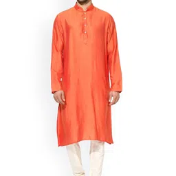 KISAH Men Coral Thread Work Kurta-picture-42