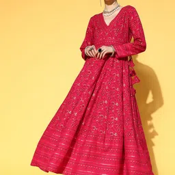 kipek Women Ethnic Motifs Floral Kurta-27