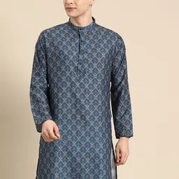 Anouk Ethnic Motif Printed Straight Pure Cotton Kurta-picture-39