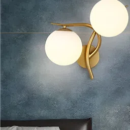 Areezo Gold-Toned Aluminium Wall Lamp-image-83