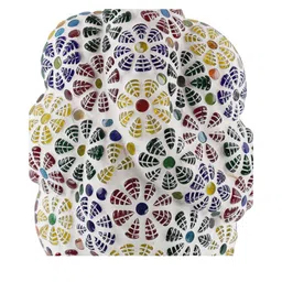 Devansh Multicolor Ganesh Ji Glass Wal mounted Lamp image 5