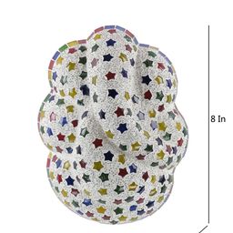 Devansh Multicolor Ganesh Ji Glass Wal mounted Lamp image 2