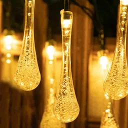 Archies Yellow Glass Quirky Decorative Ball Lights-43