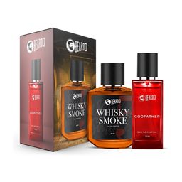 BEARDO Men Set of 2 Long Lasting Eau De Parfum - Whiskey Smoke & God Father - 50ml Each-12