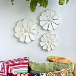 VAS collection home White Textured Wooden Wall Plate-picture-19