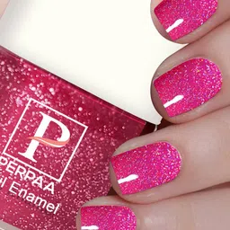 PERPAA Set Of 3 Glitter Light Reflective Flashing Sparkly Gel Nail Polish - 5ml Each-34