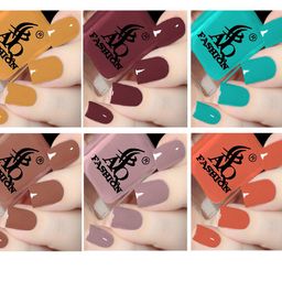 AQ FASHION Set Of 6 Long Lasting Quick Dry Glossy Nail Polish - 12 ml Each-image-60