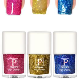 PERPAA 3Pcs Long Lasting Gel Nail Polish - 5ml Each - Light Pink, Yellow, Turquoise-22