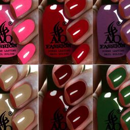 AQ FASHION Power Lasting Set Of 6 Quick Dry Glossy Nail Polish - 9 ml Each-image-98