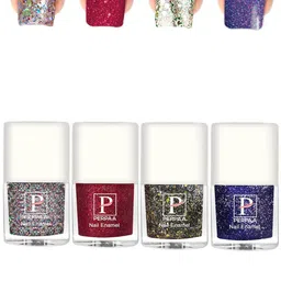 PERPAA Set Of 4 Glitter Light Flashing Sparkly UV Gel Nail Polish -5ml Each-89-90-91-92-12