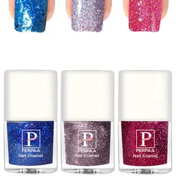 PERPAA Set of 3 Glitter Light Reflective UV Gel Nail Polish - 5ml Each-image-10