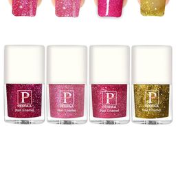 PERPAA 4Pcs Long Lasting Gel Nail Polish - 5ml Each - Pink, Baby Pink, Light Pink, Yellow-10