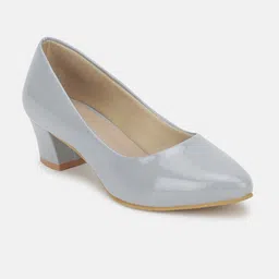 Marc Loire Pointed Toe Block Heel Pumps image 4
