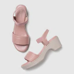 Marc Loire Open Toe Platform Heels-4