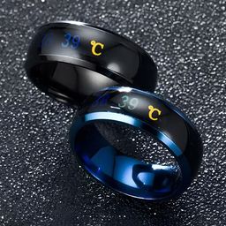 KARISHMA KREATIONS Unisex Set Of 2 Stainless Steel Finger Rings-image-94