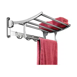 Plantex Silver-Toned Stainless Steel Towel Rod-image-41