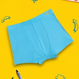 XY Life Boys Sky Blue Solid Scribbles Banana Sky Blue InellSoft Tencel Modal Trunks-image-92
