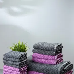 Nautica Set Of 14 Striped 600 GSM Cotton Towel Set-24