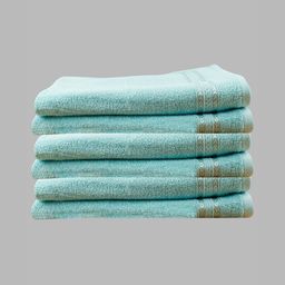 Ramraj Blue Cotton 450 GSM Towel Set-11