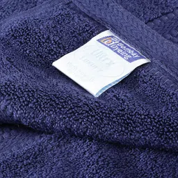BOMBAY DYEING Super Ultrx Zero Tuest Blue Set Of 4 650 GSM Soft & Durable Cotton Towel Set image 5