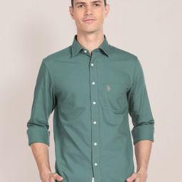 U.S. Polo Assn. Pure Cotton Tailored Fit Casual Shirt-picture-55
