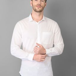 Canary London Men White Smart Slim Fit Casual Shirt-image-74