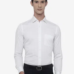 JADE BLUE Men Slim Fit Printed Cotton Formal Shirt-image-42
