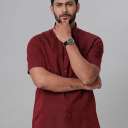 Ramraj Standard Short Sleeves Cotton Ethnic Shirt-image-55