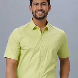 Ramraj Standard Short Sleeves Cotton Formal Shirt-image-72