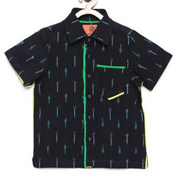 charkhee Boys Smart Opaque Abstract Printed Cotton Casual Shirt-image-74