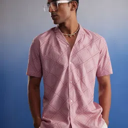 VASTRAMAY Men Schiffli Cotton Premium Shirt-image-97