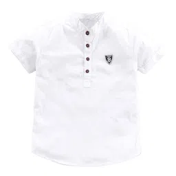 TONYBOY Boys White Premium Casual Shirt-image-8