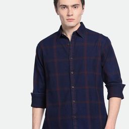 Dennis Lingo Tartan Checked Pure Cotton Casual Shirt-picture-38